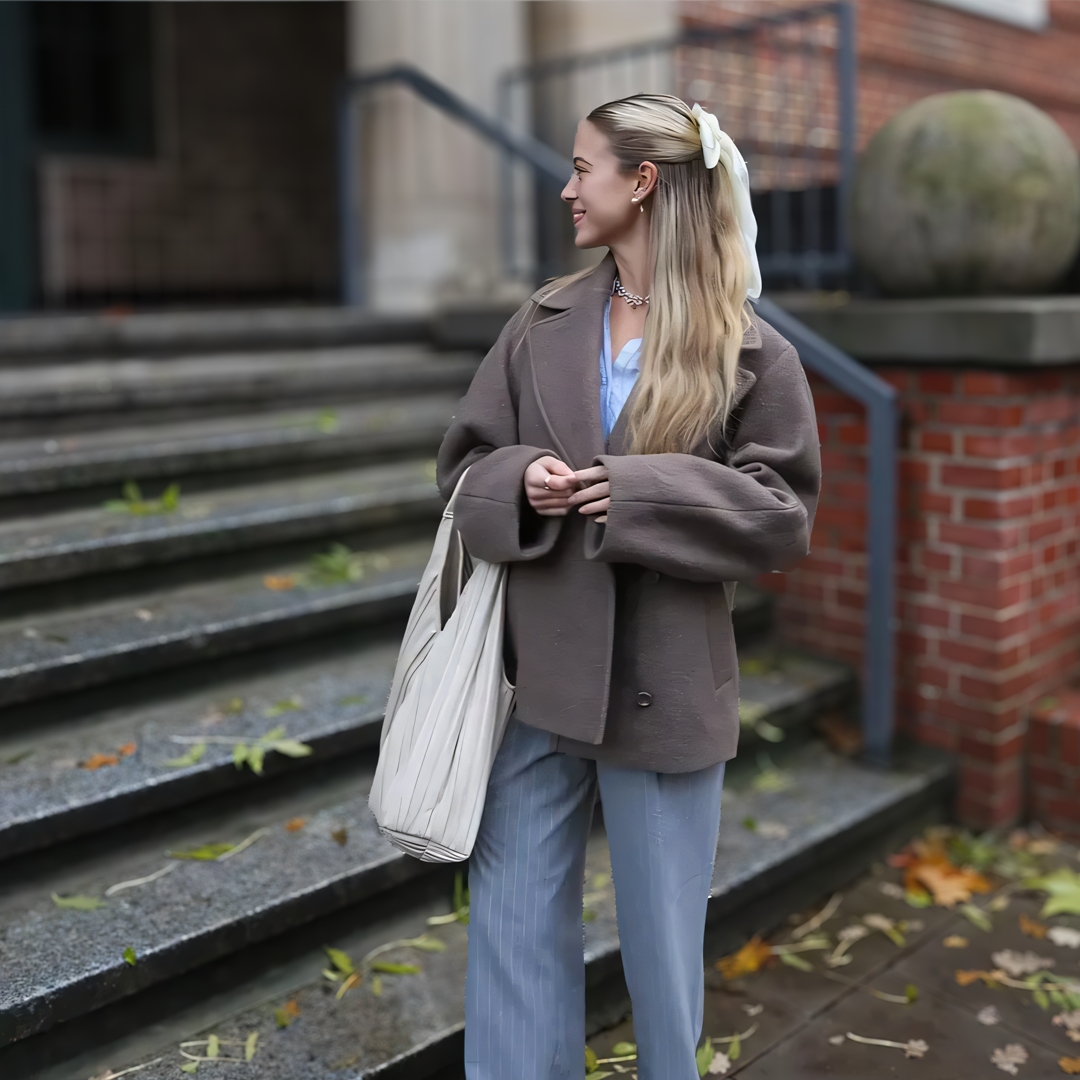 Liliane | Manteau En Laine Mélangée